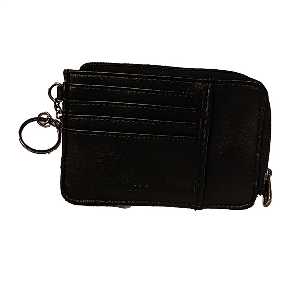 The sak womans slim Keychain wallet like new black